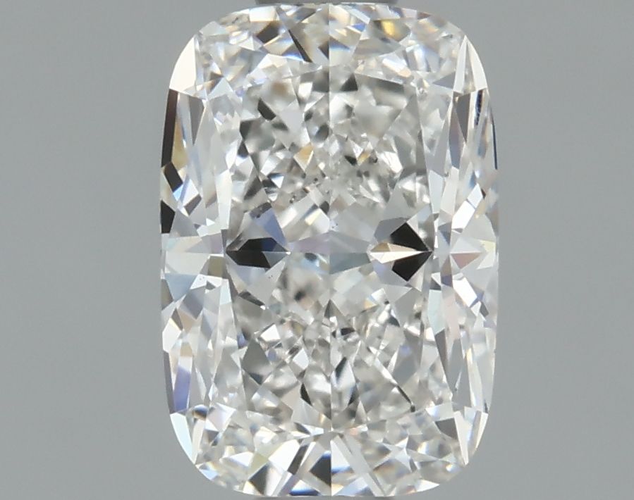 1.0 Carat Cushion Lab Diamond with  Cut Diamond in 14KT  view 1
