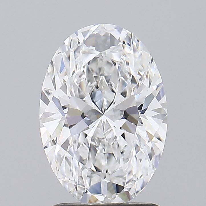 1.67 Carat Oval Lab Diamond with  Cut Diamond in 14KT  view 1
