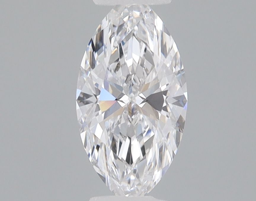 0.54 Carat Marquise Lab Diamond with  Cut Diamond in 14KT  view 1
