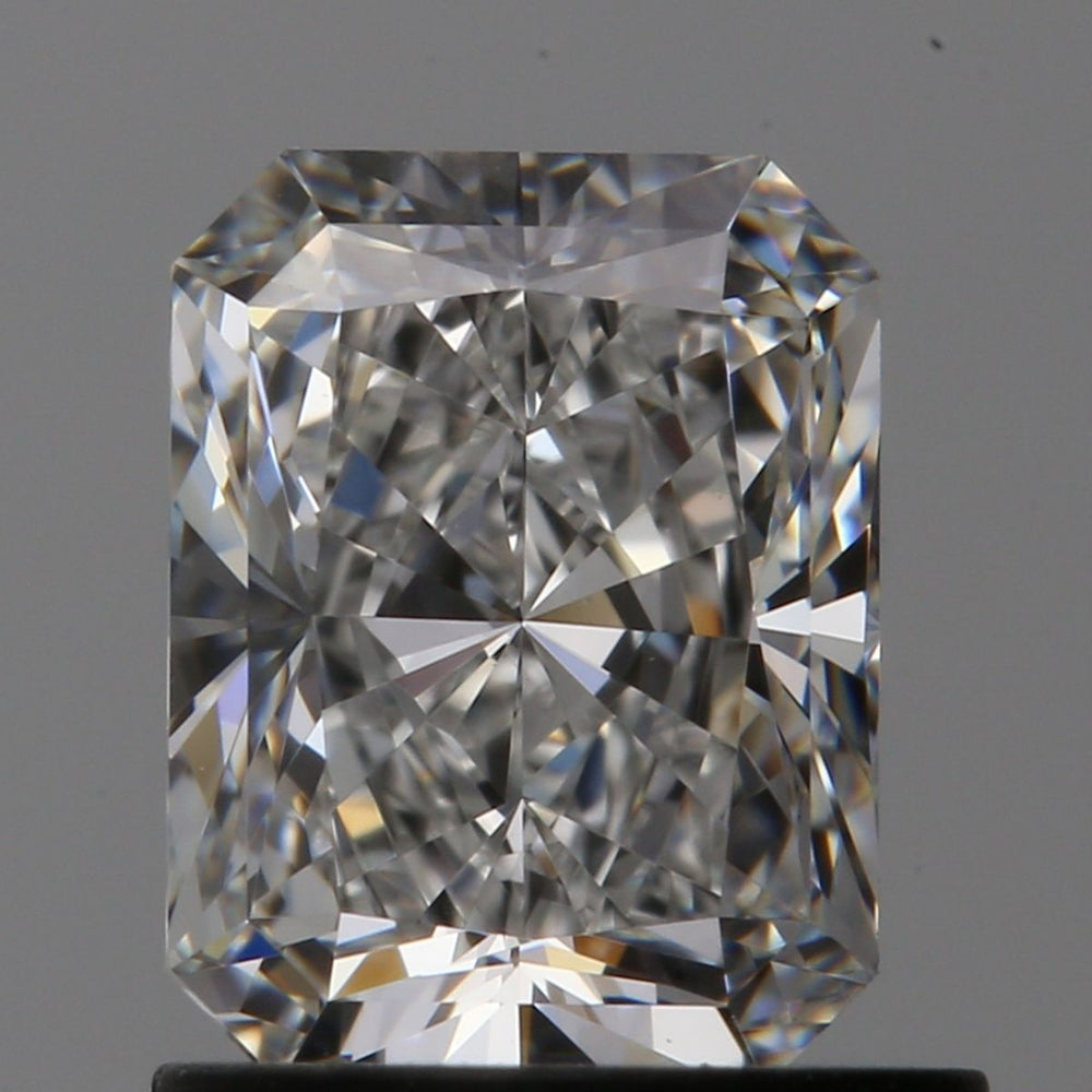 1.08 Carat Radiant Natural Diamond with  Cut Diamond in 14KT  view 1
