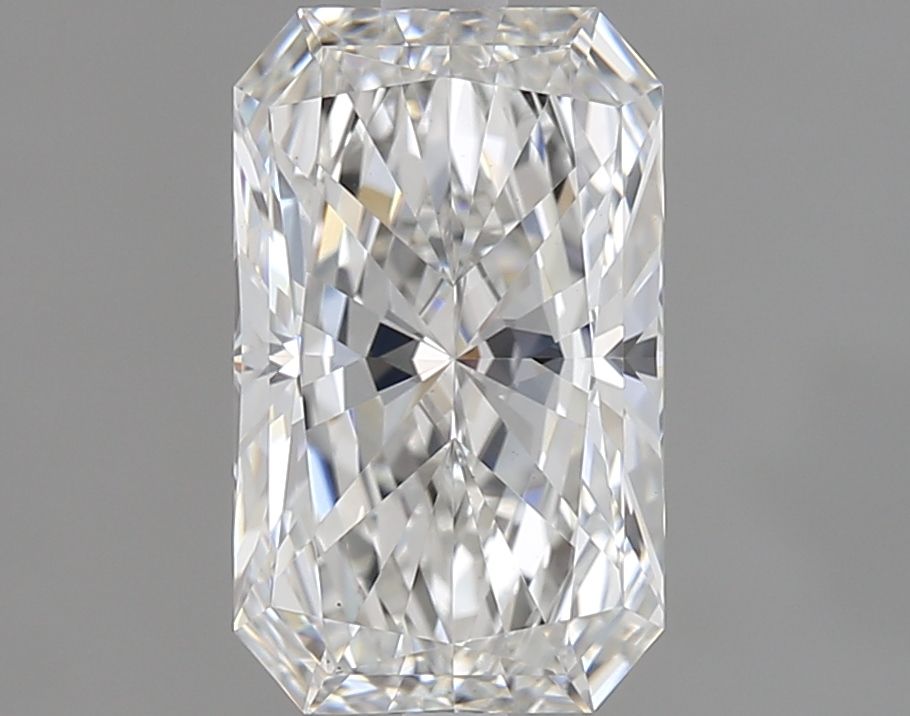 1.7 Carat Radiant Lab Diamond with  Cut Diamond in 14KT  view 1
