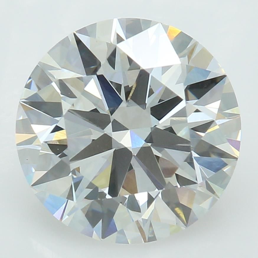 2.0 Carat Round Lab Diamond with  Cut Diamond in 14KT  view 1
