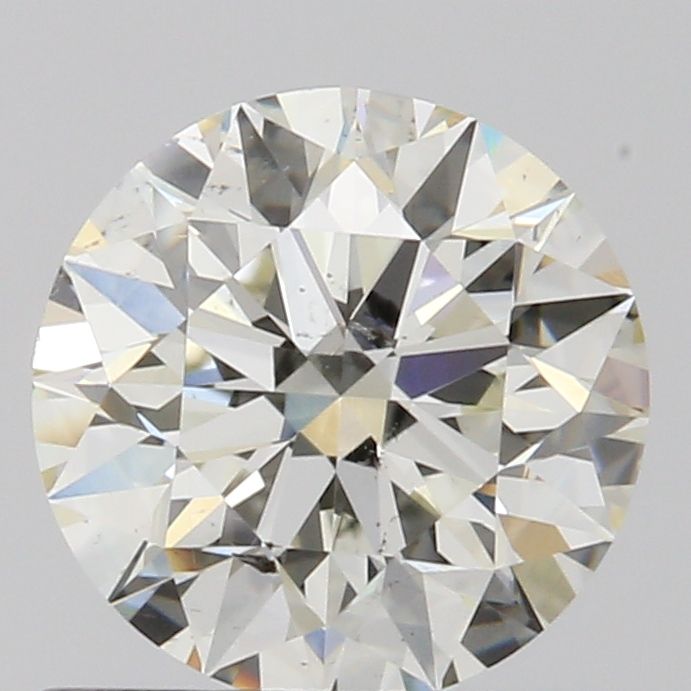 0.9 Carat Round Natural Diamond with  Cut Diamond in 14KT  view 1
