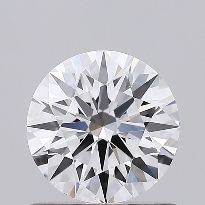 0.67 Carat Round Lab Diamond & 0.67 Carat Round Lab Diamond with  Cut Diamond in 14KT  view 1
