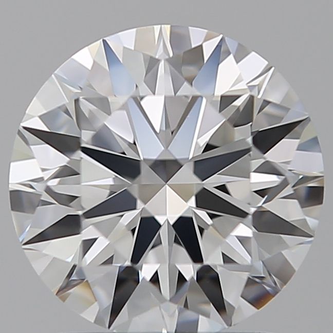 1.56 Carat Round Lab Diamond with  Cut Diamond in 14KT  view 1
