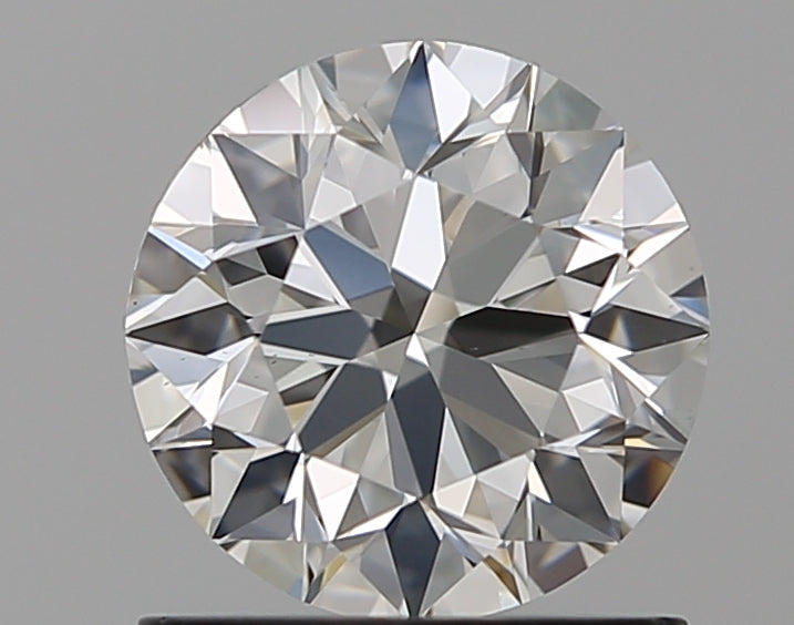 1.0 Carat Round Natural Diamond with  Cut Diamond in 14KT  view 1
