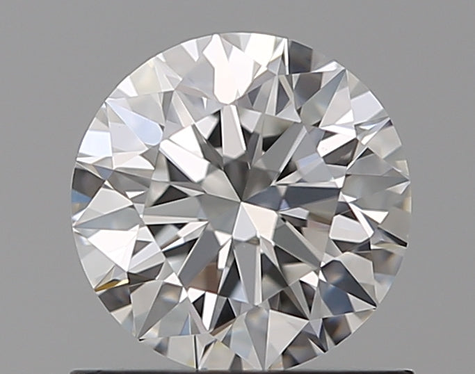 0.8 Carat Round Natural Diamond with  Cut Diamond in 14KT  view 1
