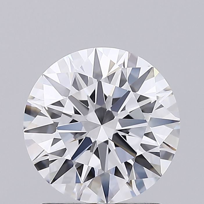 1.5 Carat Round Lab Diamond with  Cut Diamond in 14KT  view 1
