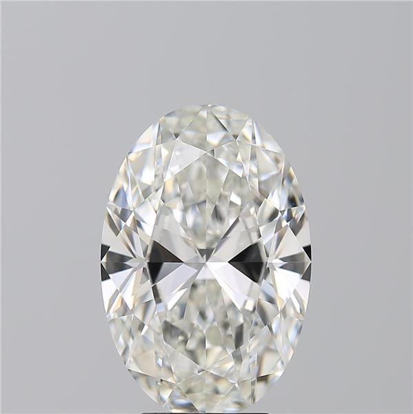5.2 Carat Oval Natural Diamond with  Cut Diamond in 14KT  view 1
