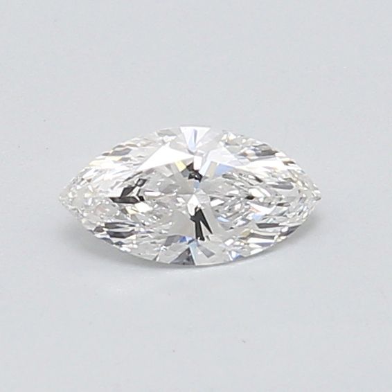 0.41 Carat Marquise Lab Diamond with  Cut Diamond in 14KT  view 1
