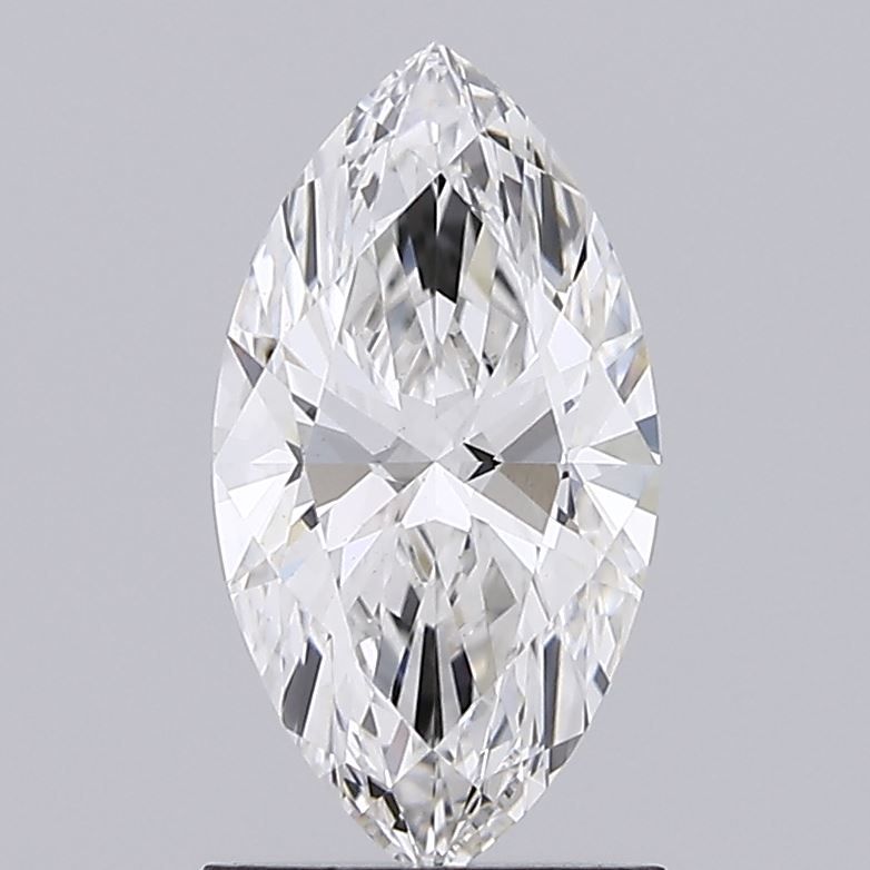 1.12 Carat Marquise Lab Diamond with  Cut Diamond in 14KT  view 1
