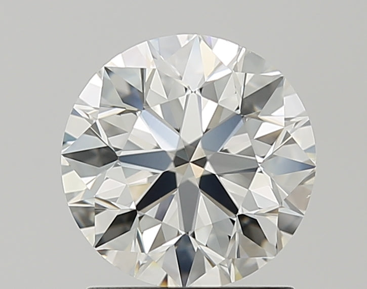 1.5 Carat Round Natural Diamond with  Cut Diamond in 14KT  view 1
