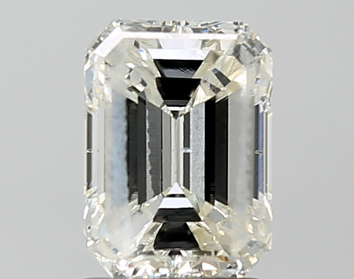 2.01 Carat Emerald Natural Diamond with  Cut Diamond in 14KT  view 1
