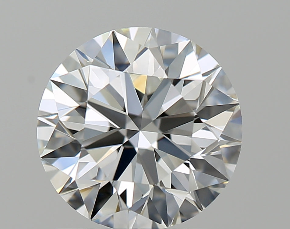 1.09 Carat Round Natural Diamond with  Cut Diamond in 14KT  view 1

