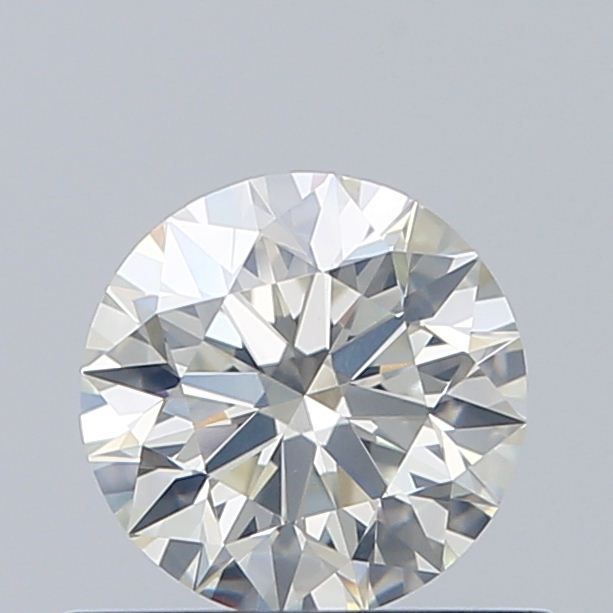 0.6 Carat Round Natural Diamond with  Cut Diamond in 14KT  view 1
