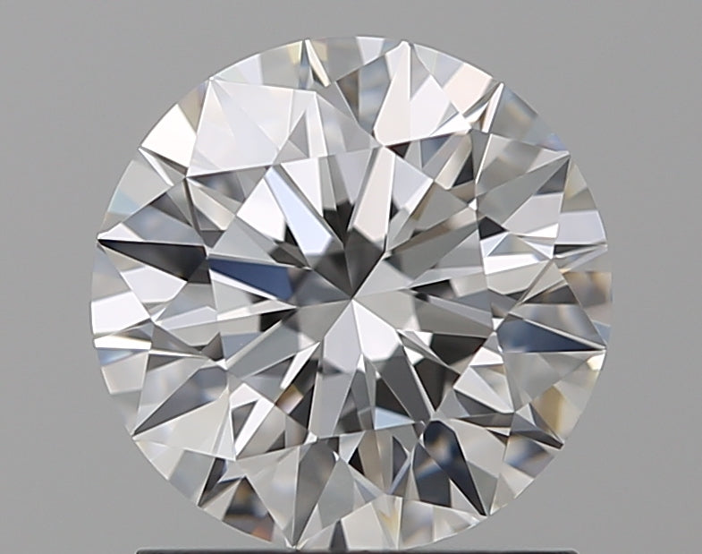 1.33 Carat Round Natural Diamond with  Cut Diamond in 14KT  view 1
