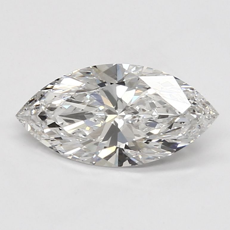 1.51 Carat Marquise Lab Diamond with  Cut Diamond in 14KT  view 1
