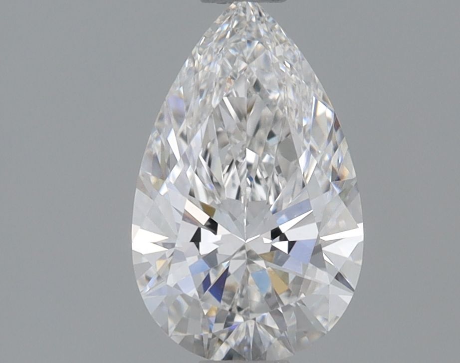 0.76 Carat Pear Lab Diamond with  Cut Diamond in 14KT  view 1

