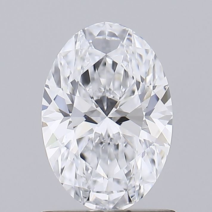 1.03 Carat Oval Lab Diamond with  Cut Diamond in 14KT  view 1
