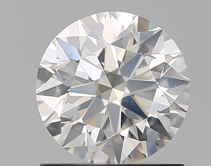 1.01 Carat Round Natural Diamond with  Cut Diamond in 14KT  view 1
