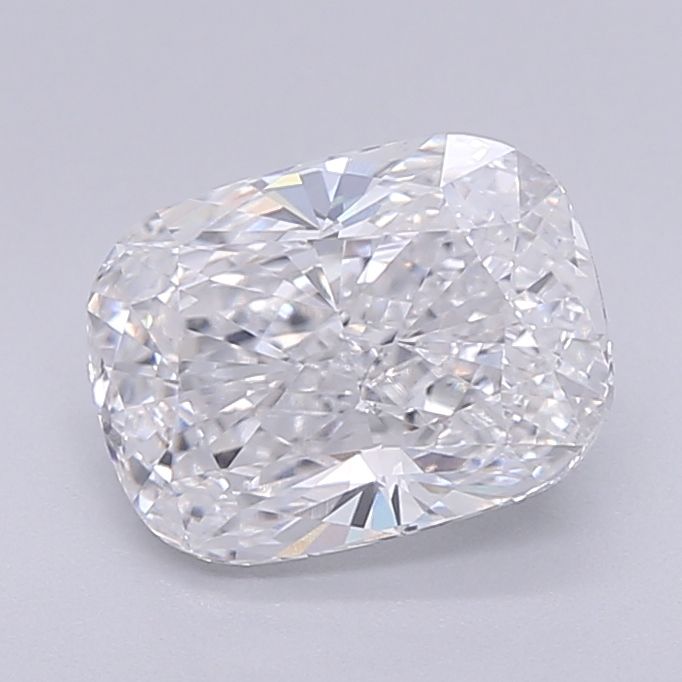 1.95 Carat Cushion Lab Diamond with  Cut Diamond in 14KT  view 1
