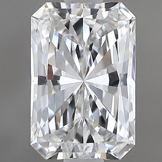 1.01 Carat Radiant Natural Diamond with  Cut Diamond in 14KT  view 1
