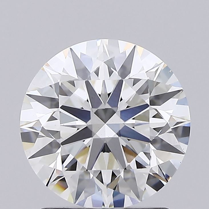 1.87 Carat Round Lab Diamond with  Cut Diamond in 14KT  view 1
