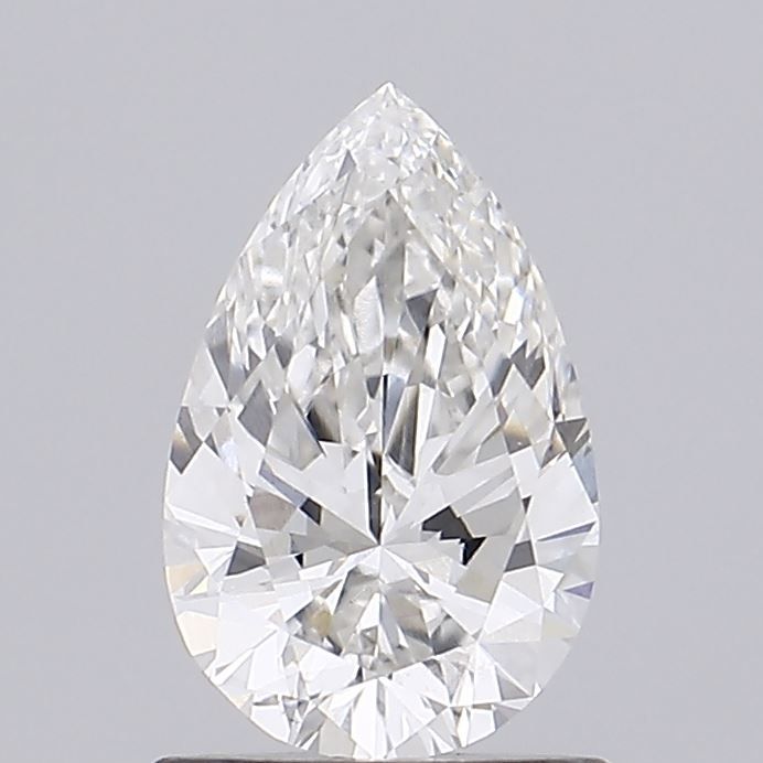 1.01 Carat Pear Lab Diamond with  Cut Diamond in 14KT  view 1
