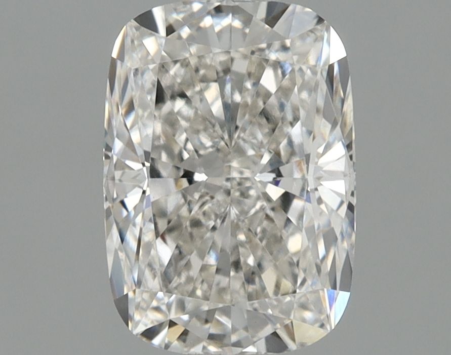 1.05 Carat Cushion Lab Diamond with  Cut Diamond in 14KT  view 1
