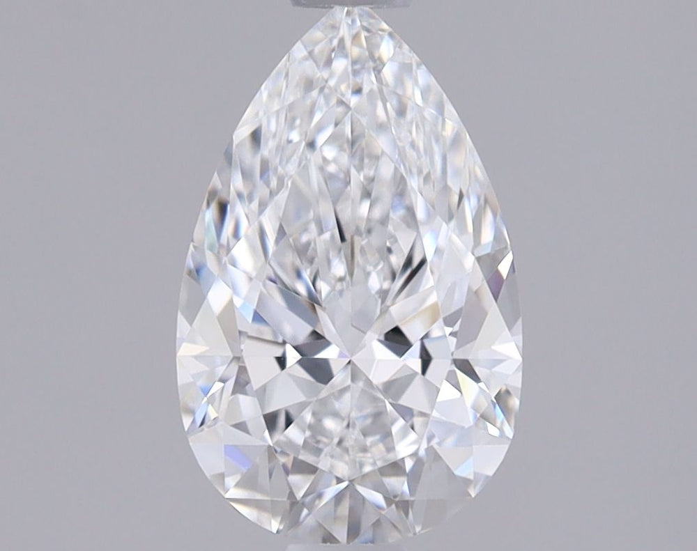 1.02 Carat Pear Lab Diamond with  Cut Diamond in 14KT  view 1
