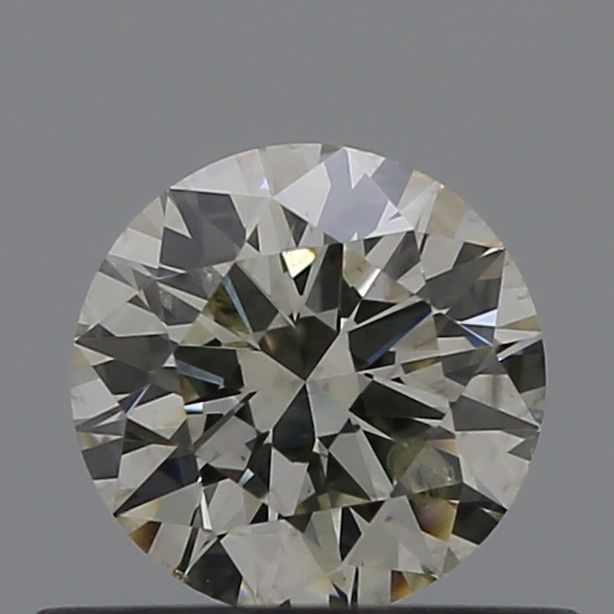 0.42 Carat Round Natural Diamond with  Cut Diamond in 14KT  view 1
