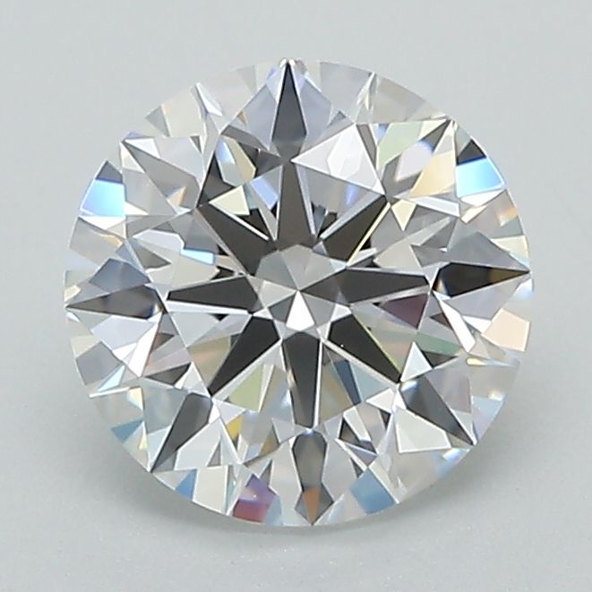 1.5 Carat Round Lab Diamond with  Cut Diamond in 14KT  view 1
