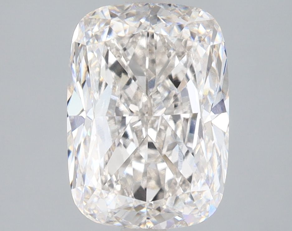 3.08 Carat Cushion Lab Diamond with  Cut Diamond in 14KT  view 1
