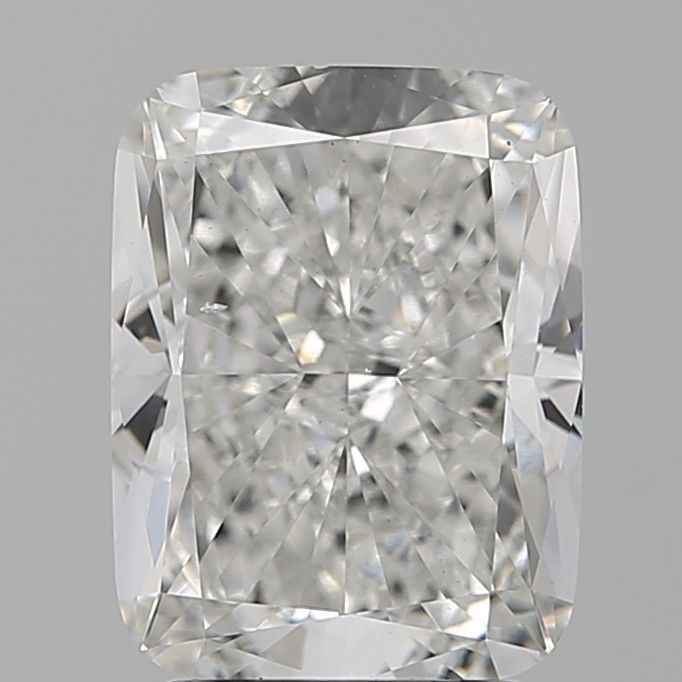 3.0 Carat Cushion Lab Diamond with  Cut Diamond in 14KT  view 1
