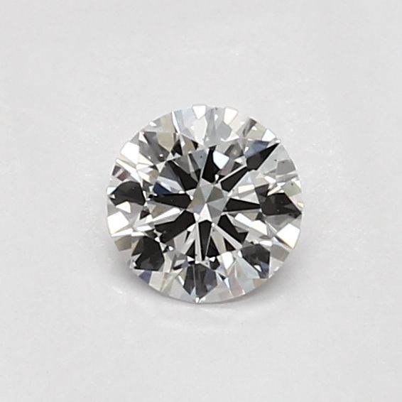 0.4 Carat Round Lab Diamond with  Cut Diamond in 14KT  view 1
