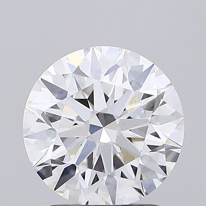 1.56 Carat Round Lab Diamond with  Cut Diamond in 14KT  view 1
