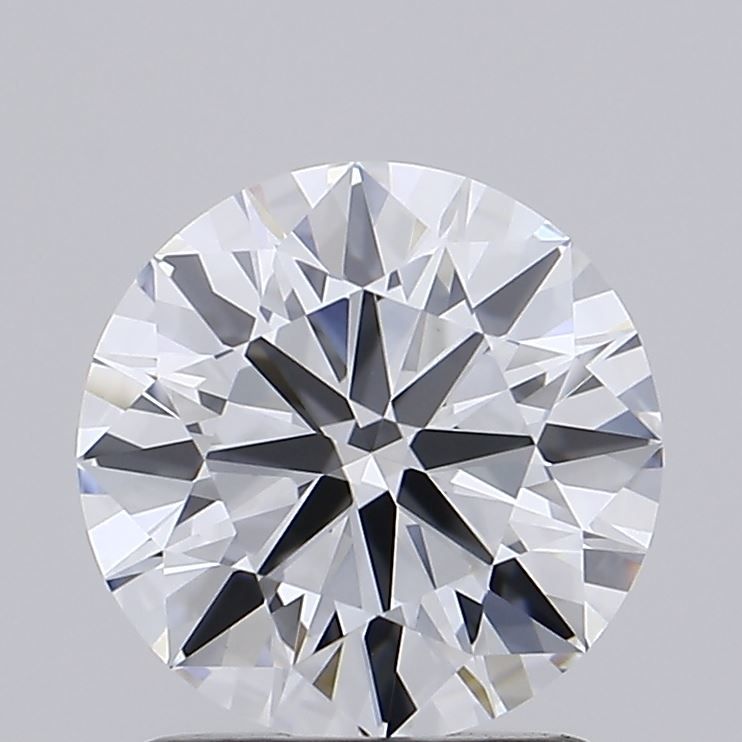 1.5 Carat Round Lab Diamond with  Cut Diamond in 14KT  view 1
