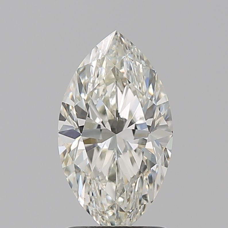 1.5 Carat Marquise Natural Diamond with  Cut Diamond in 14KT  view 1
