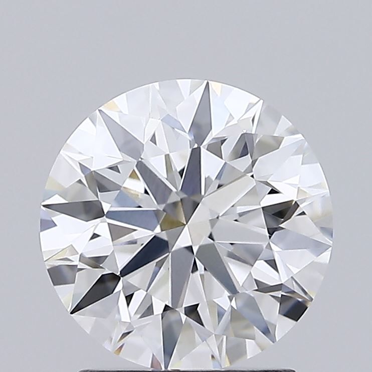 1.83 Carat Round Lab Diamond with  Cut Diamond in 14KT  view 1
