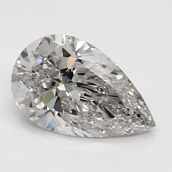 1.09 Carat Pear Lab Diamond with  Cut Diamond in 14KT  view 1
