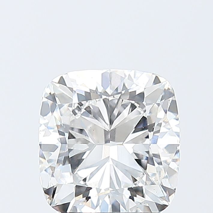 2.12 Carat Cushion Lab Diamond with  Cut Diamond in 14KT  view 1
