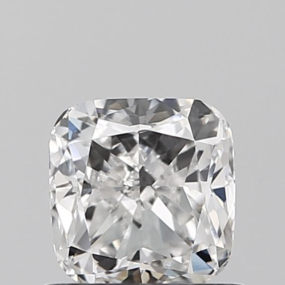 0.69 Carat Cushion Lab Diamond with  Cut Diamond in 14KT  view 1
