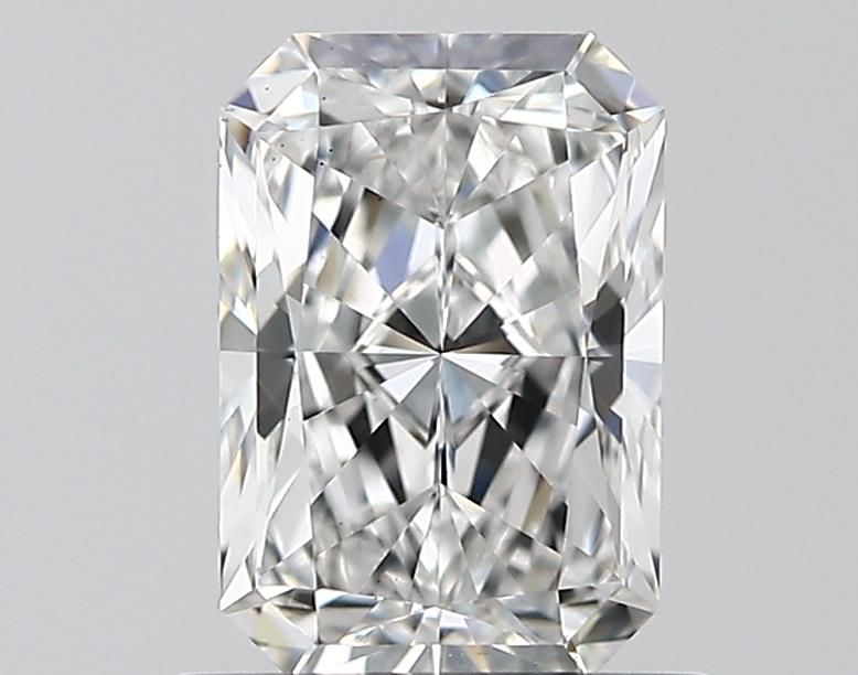 1.0 Carat Radiant Lab Diamond with  Cut Diamond in 14KT  view 1
