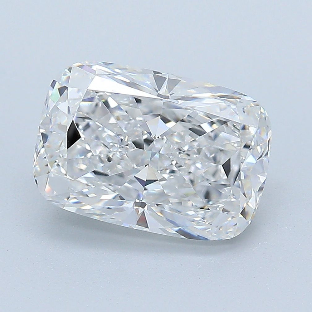 3.18 Carat Cushion Lab Diamond with  Cut Diamond in 14KT  view 1
