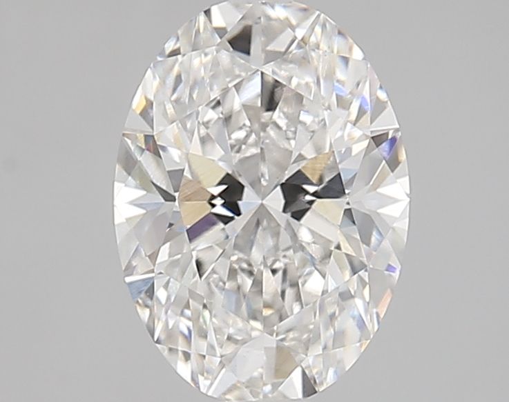 1.97 Carat Oval Lab Diamond with  Cut Diamond in 14KT  view 1
