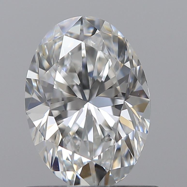 0.81 Carat Oval Natural Diamond with  Cut Diamond in 14KT  view 1
