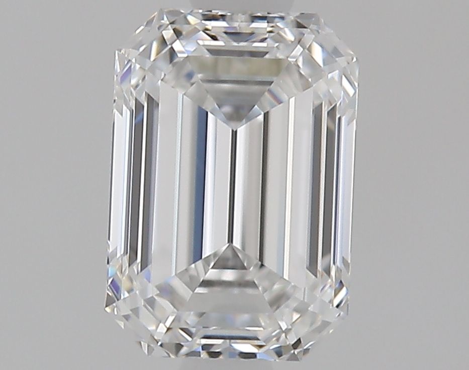 1.02 Carat Emerald Natural Diamond with  Cut Diamond in 14KT  view 1
