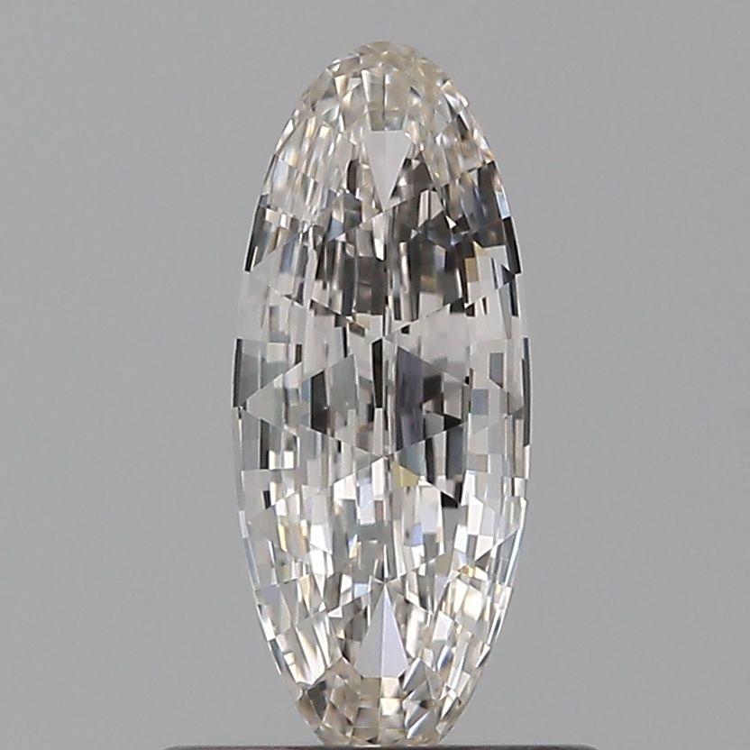 0.54 Carat Oval natural Diamond with  Cut Diamond in 14KT  view 1
