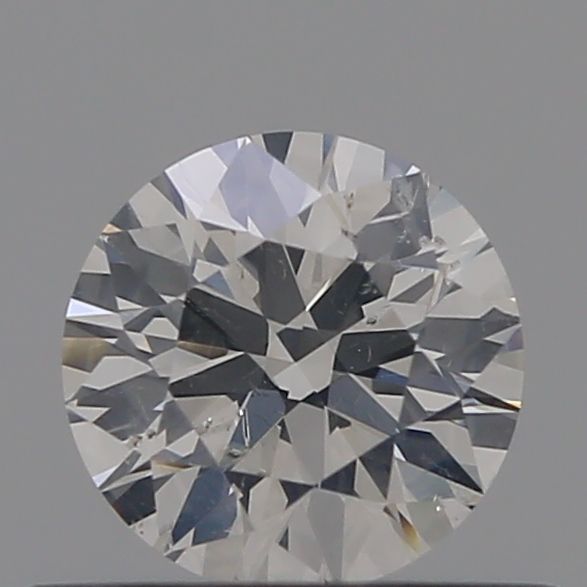 0.4 Carat Round Natural Diamond with  Cut Diamond in 14KT  view 1
