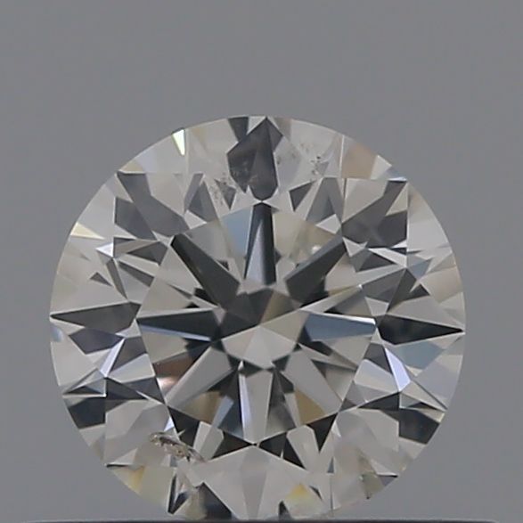 0.41 Carat Round Natural Diamond with  Cut Diamond in 14KT  view 1
